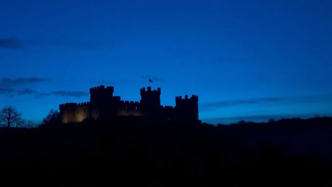 Dudley at dusk