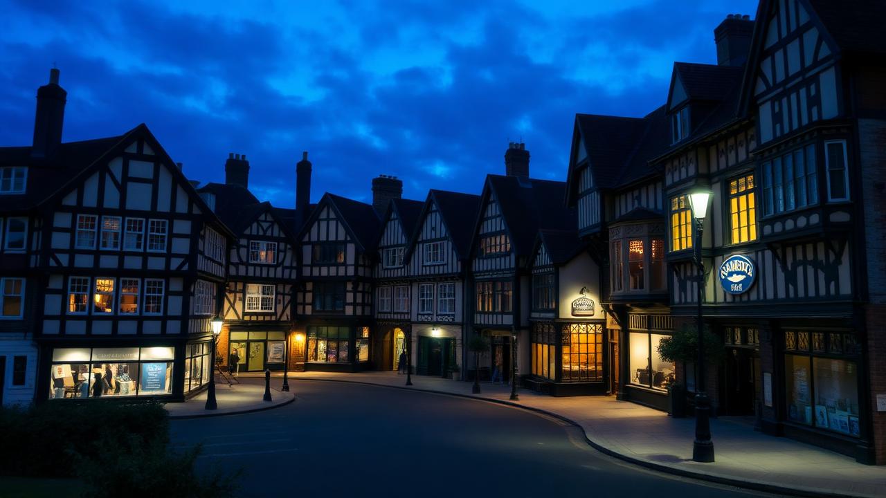 Stafford at dusk